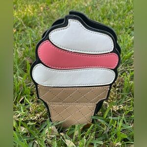 Ice Cream Cone Crossbody Bag